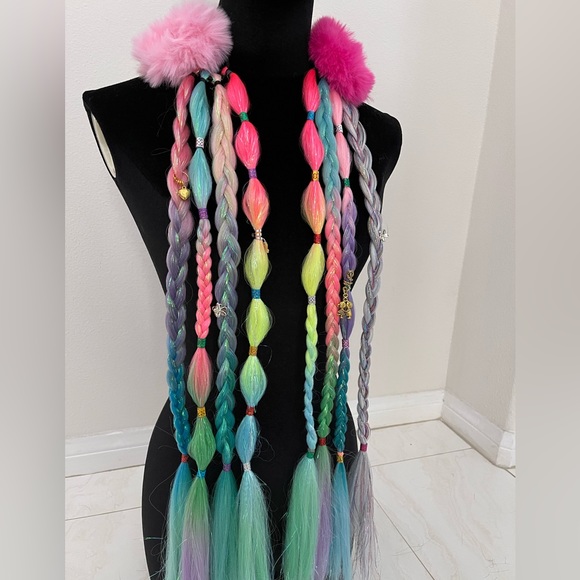 Festival rave braids - Picture 4 of 6